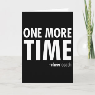 Cheer Coach Funny Cheerleading Gift Card