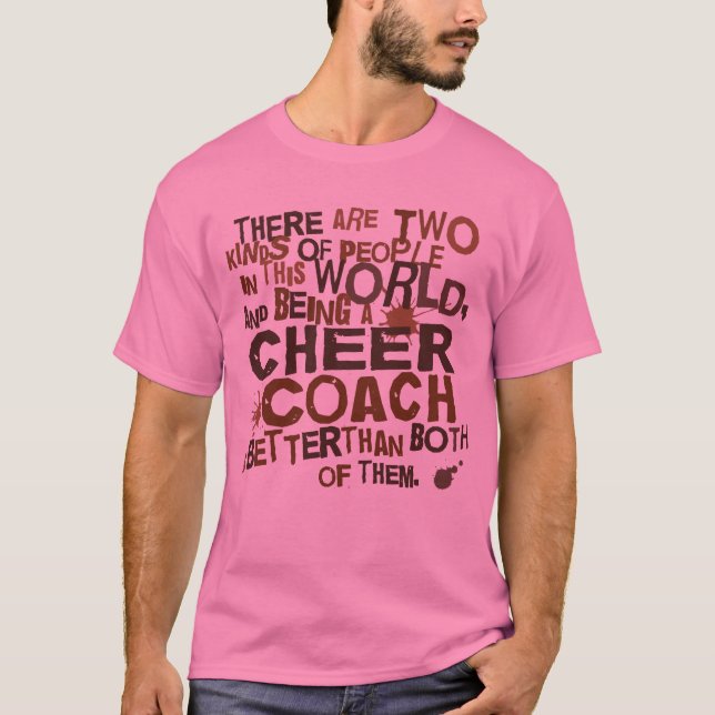 Cheer Coach Gift T-Shirt (Front)