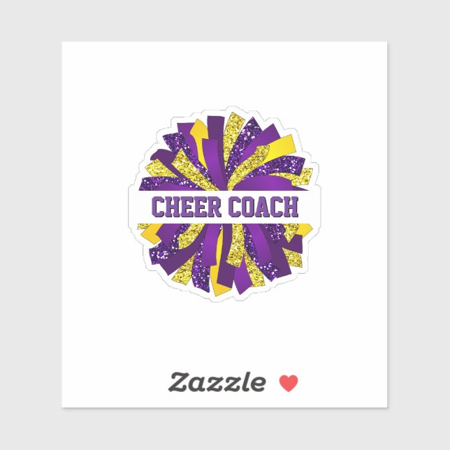 Cheer Coach Sticker (Sheet)
