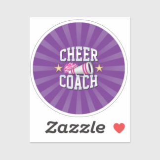 'Cheer Coach' Sticker