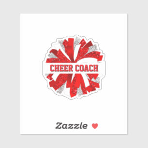 Cheer Coach Sticker