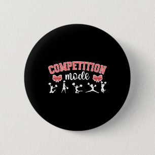 Cheer Competition Day Mode Cheerleading Comp Day _ Button