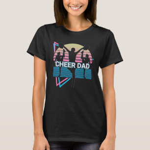 Cheer Dad Cheerleader Retro Cheeerleading T-Shirt