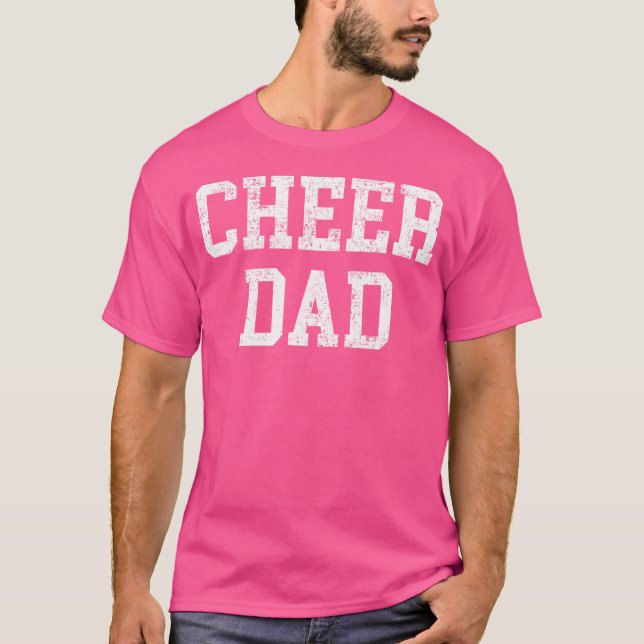 Cheer Dad Cheerleading Matching Parents T-Shirt (Front)