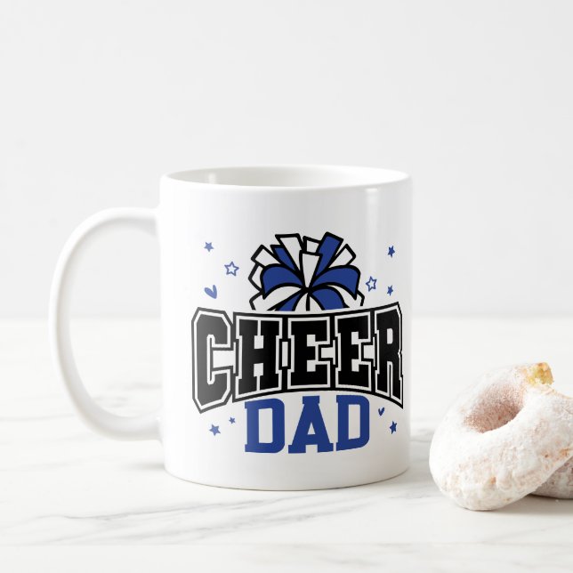 Cheer Dad  Coffee Mug (With Donut)