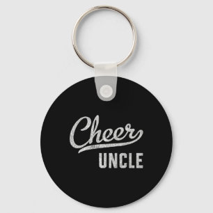 Cheer Dad Gifts Shirts Cheer Uncle Proud Cheerlead Keychain
