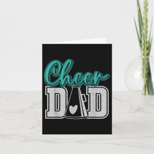 Cheer Dad My Favorite Cheerleader Calls Me Dad Tea Card