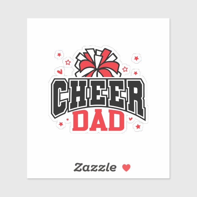 Cheer Dad Sticker (Sheet)