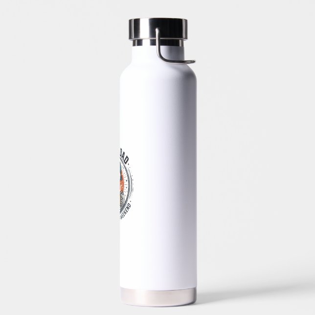 Cheer Dad Surviving Comp Weekend Skeleton Shirt_1 Water Bottle (Left)