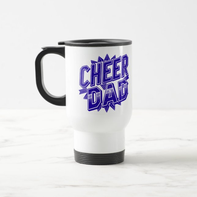 Cheer Dad  Travel Mug (Left)
