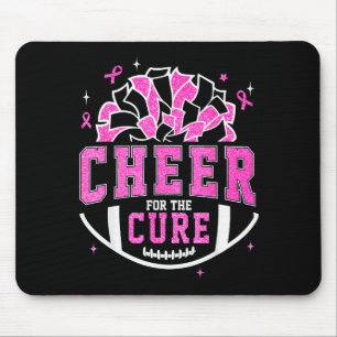 Cheer For The Breast Cancer Awareness Cheerleader Mouse Pad