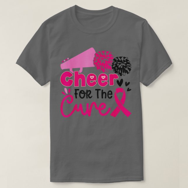 Cheer For The Cure Breast Cancer Awareness Month C T-Shirt (Design Front)