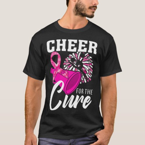 Cheer for The Cure Breast Cancer Awareness Month C T_Shirt