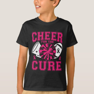 Cheer For The Cure Breast Cancer Awareness Pink Ri T-Shirt