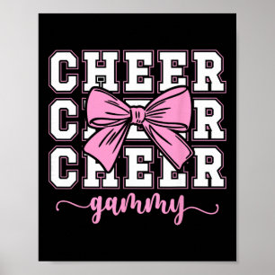 Cheer Gammy Coquette Cheerleader Gammy Cheerleadin Poster