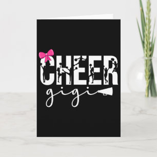 Cheer Gigi Bow Cheerleading Gigi Of A Cheerleader  Card