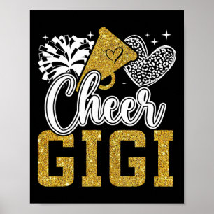 Cheer Gigi Of A Cheerleader Gigi Grandma Cheerlead Poster