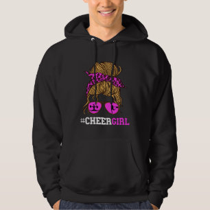 Cheer Girl Cheerleader Scarf Cheerleading Sunglass Hoodie