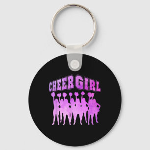 Cheer Girl Funny Cheerleading Quote Cheerleader Te Keychain
