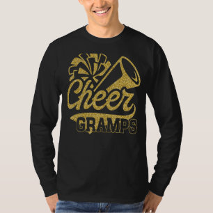 Cheer Gramps Biggest Fan Cheerleader Father's Day T-Shirt