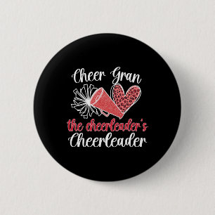 Cheer Gran The Cheerleader's Cheerleader Gran Button