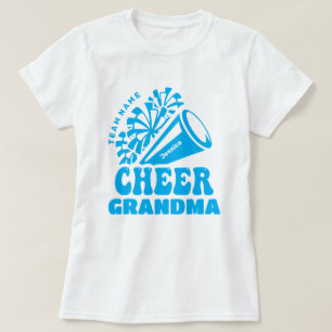 Cheer Grandma with Custom Team Name & Kid's Name T-Shirt