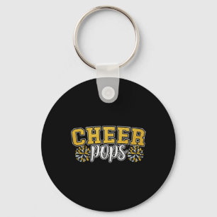 Cheer Grandpa My Favorite Cheerleader Calls Me Pop Keychain