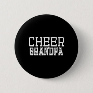 Cheer Grandpa Proud Grandpa Cheerleading Gift Idea Button