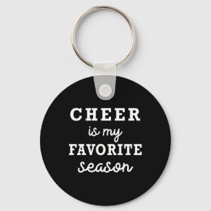 Cheer Is My Favorite Season Cheerleading Competiti Keychain