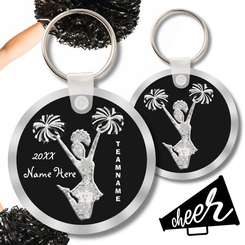 Cheer Keychains PERSONALIZED Your Text and Colors