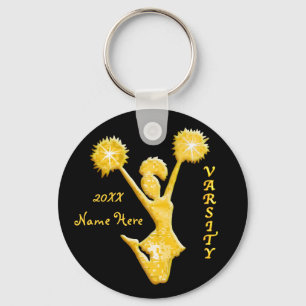 Cheer Keychains with YEAR and Cheerleader's NAME