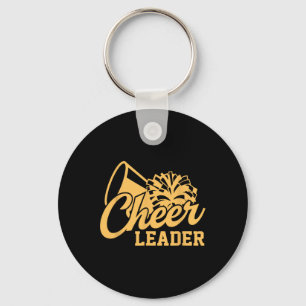 Cheer Leader Girl Women Cheerleader Cheerleading Keychain