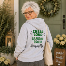 Cheer Loud Personalized Grandma Cheer Sweatshirt