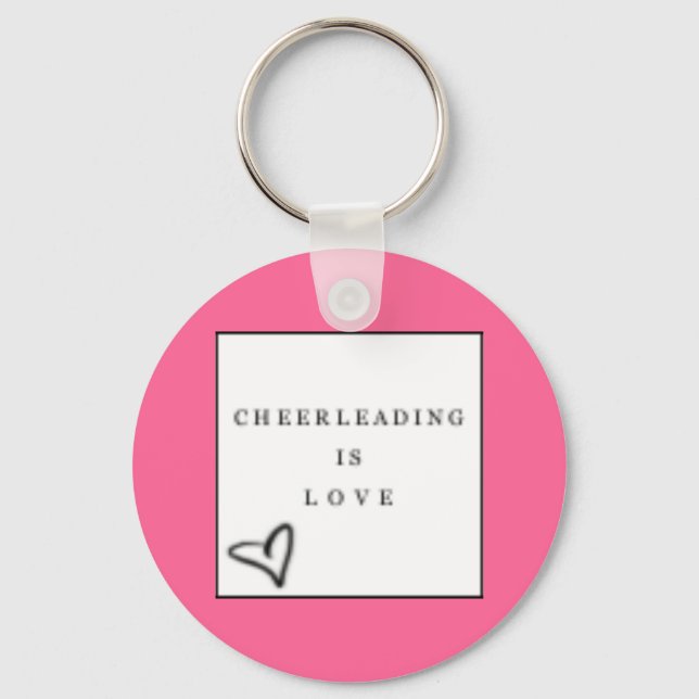 cheer=love keychain (Front)