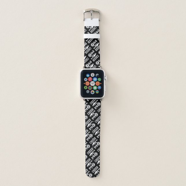 Cheer Love Print Apple Watch Band (Front)