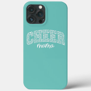Cheer Luggage  Teal Glitter Star - Custom Phone Case