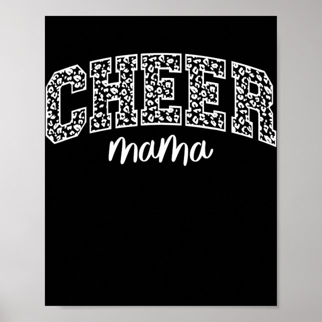 Cheer Mama CheerMom Women Cheerleader Mom  Poster (Front)