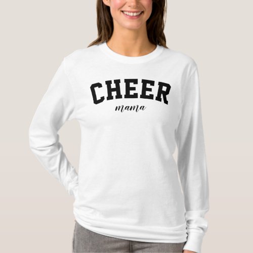Cheer Mama Cute Sports Mom University College  T_Shirt