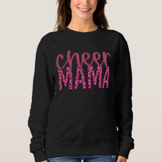 Cheer Mama  Pink Leopard Print Sweatshirt