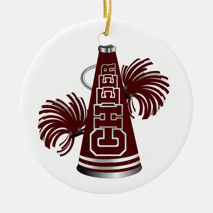 Cheer Megaphone Ornament Zazzle