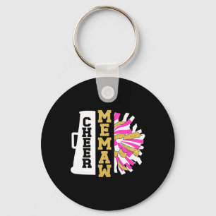 Cheer Memaw Of A Cheerleader Memaw Grandma _1 Keychain