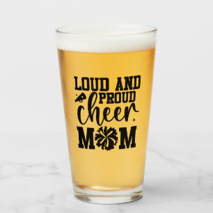 Cheer Mom Beer Glass