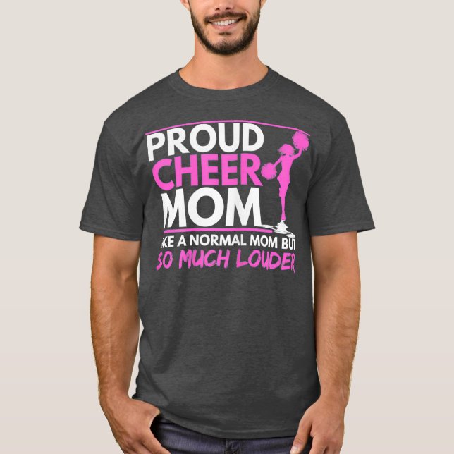 Cheer Mom  Cheerleader Mom Cheer Competition T-Shirt (Front)
