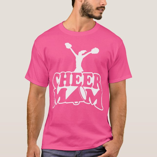 Cheer Mom Cheerleading Mother For Women T-Shirt (Front)