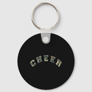 Cheer Mom Coach Camouflage Graphic Matching Team Keychain