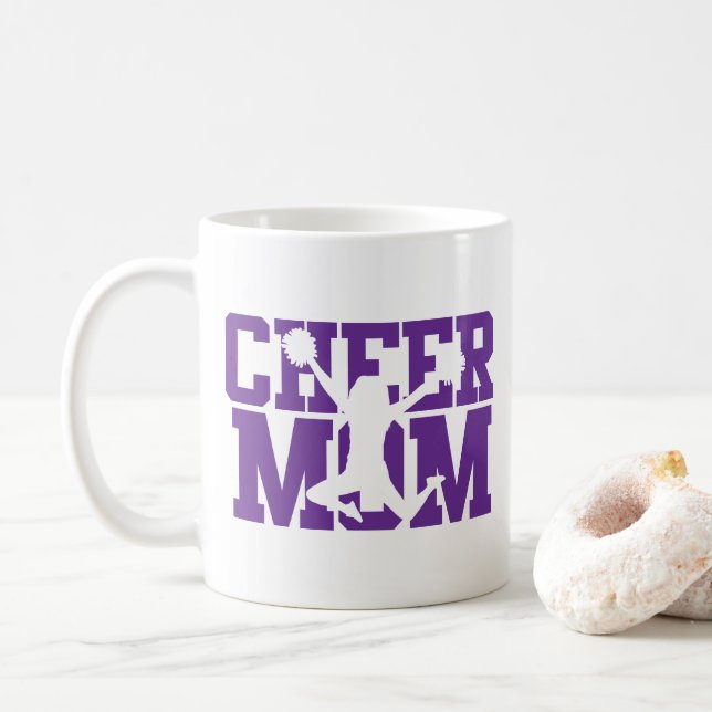 Cheer Mom  Coffee Mug (With Donut)