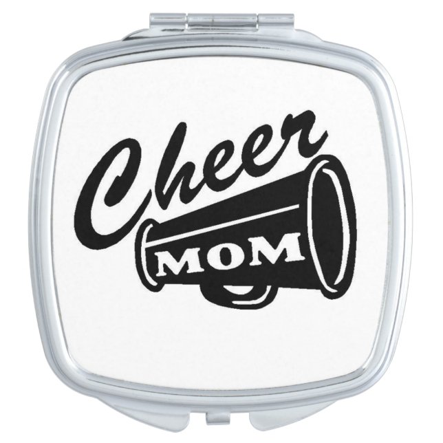 Cheer Mom Compact Mirror (Front)
