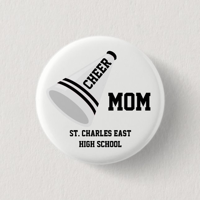 Cheer Mom, Dad, ect... Button (Front)