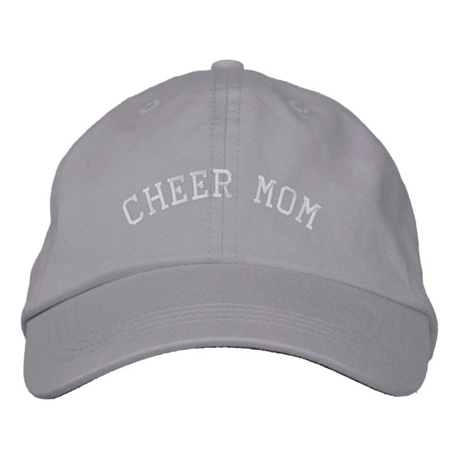Cheer Mom Embroidered Hat (Front)