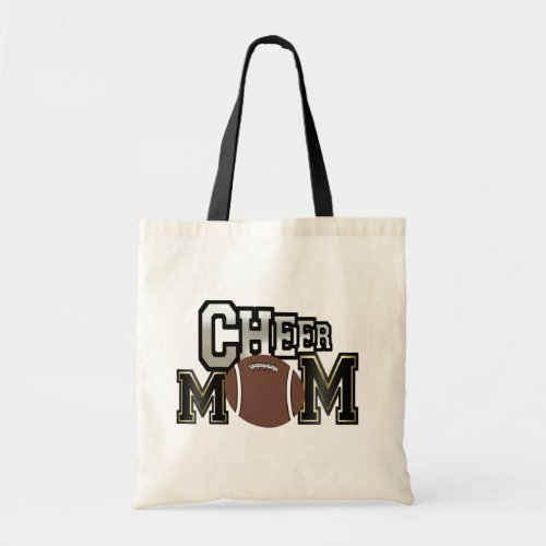 Cheer Mom football Tote Bag